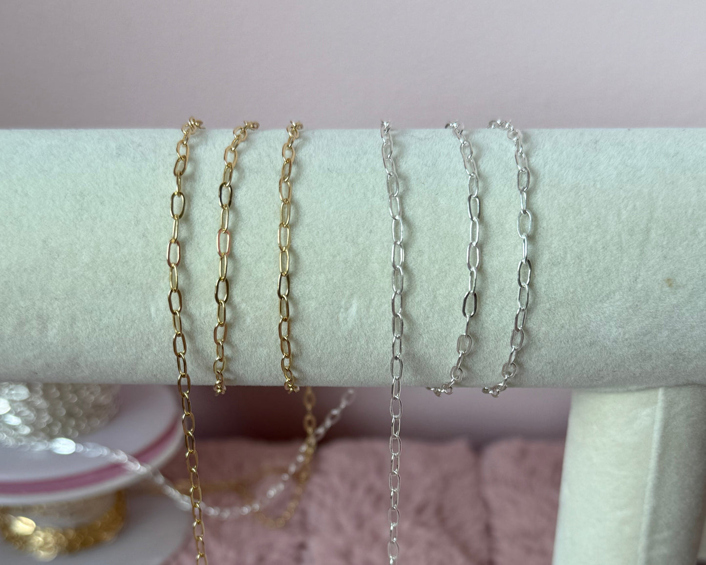 Rounded Paperclip Chain