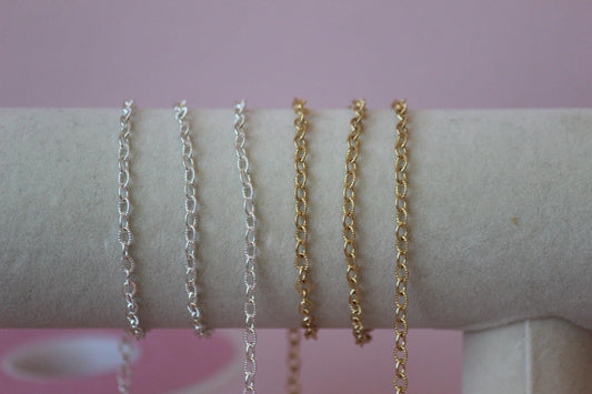 Textured Cable Chain