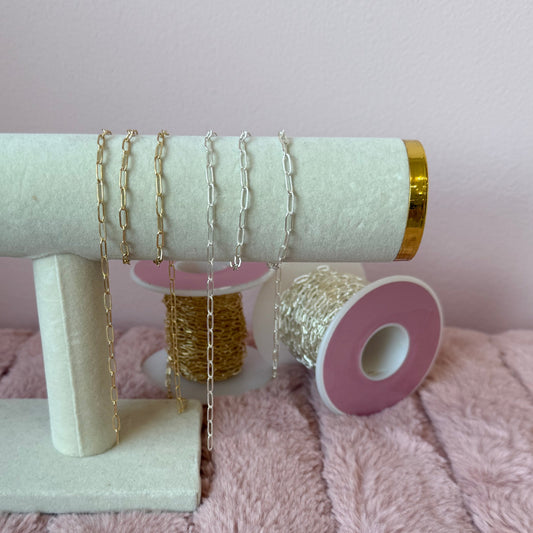 Textured Paperclip Chain