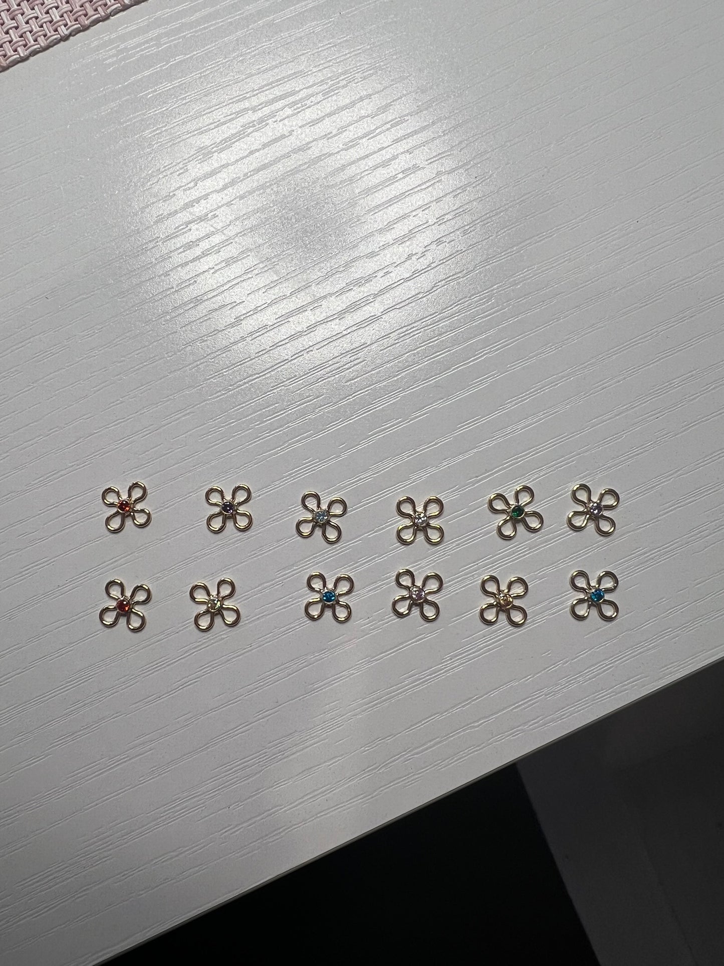 Flower Birthstone Connector