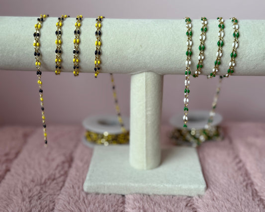 Enamel and Gold-Plated