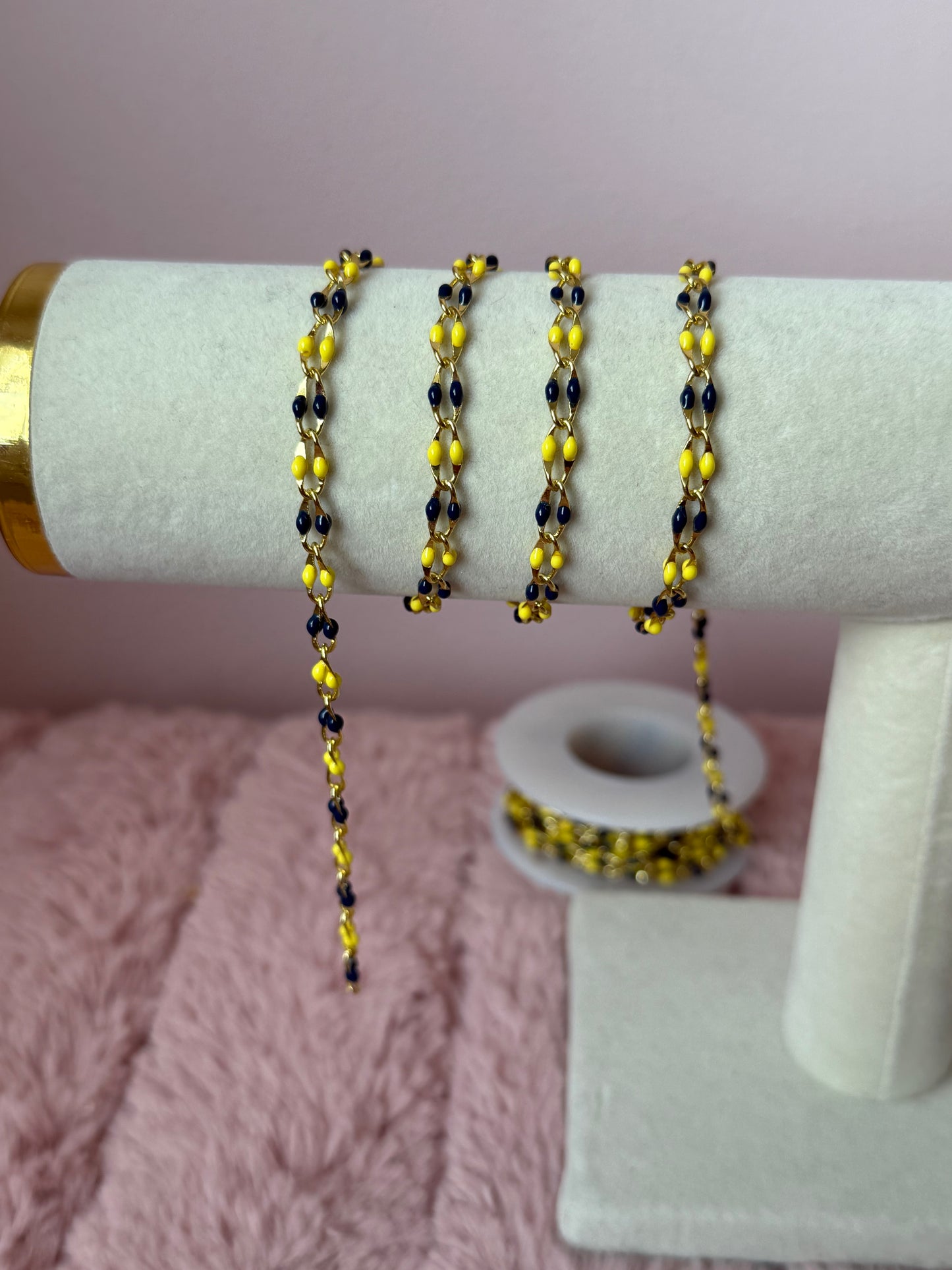 Enamel and Gold-Plated