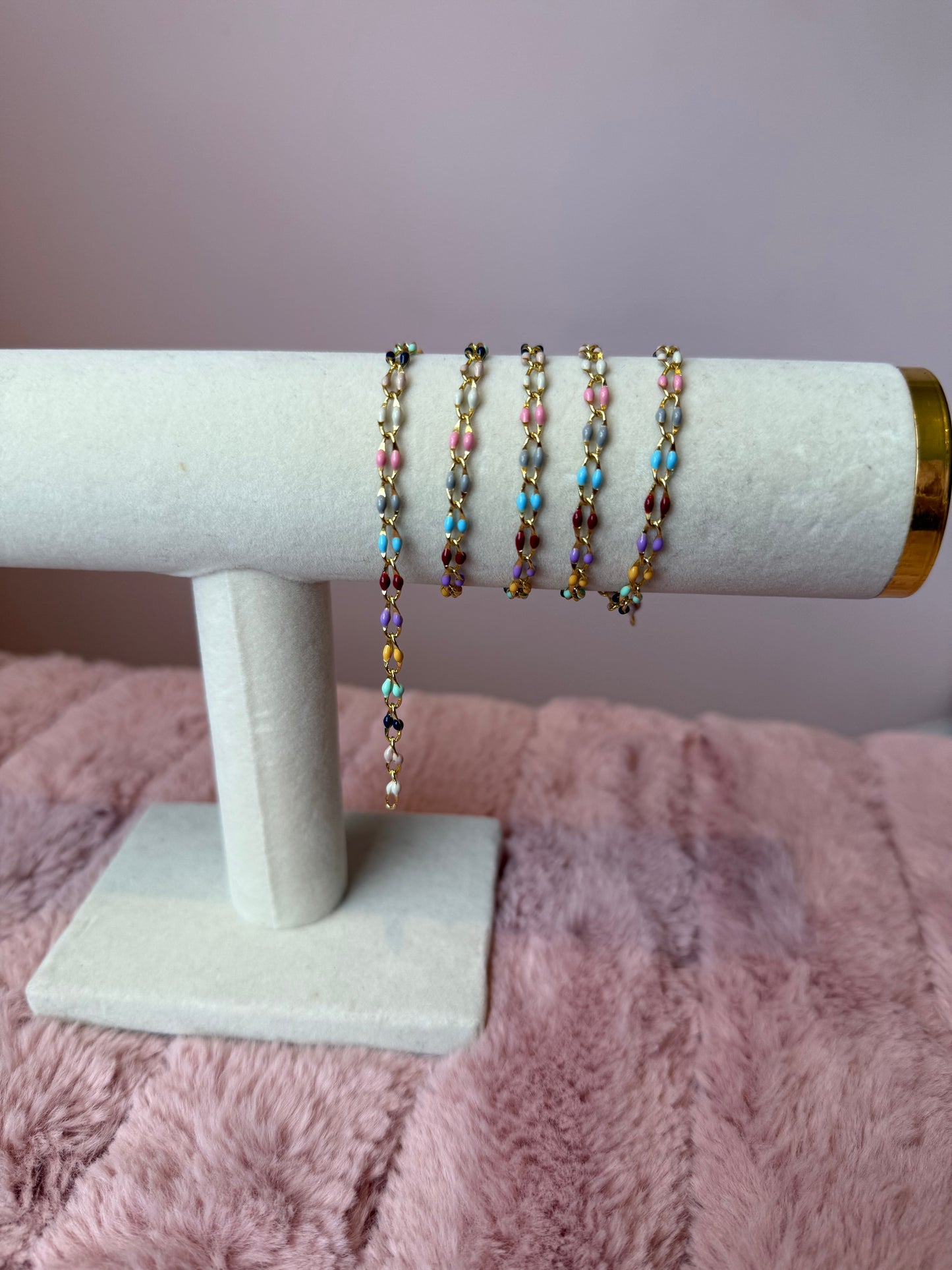 Enamel and Gold-Plated